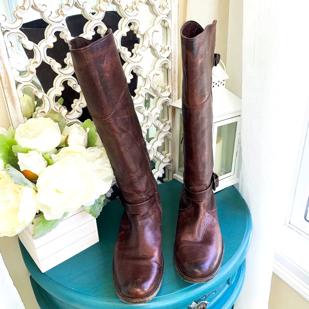 Fry tall leather boots
